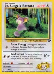 Lt. Surge's Rattata - 85/132 - Common - Unlimited Edition