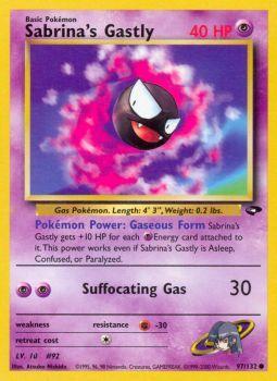 Sabrinas Gastly - 97/132 - Common - Unlimited Edition