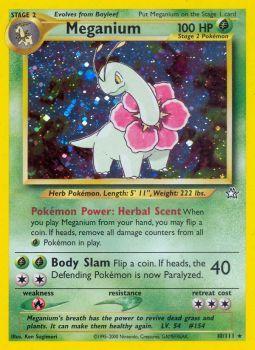 Meganium - 10/111 - Holo Rare - Unlimited Edition