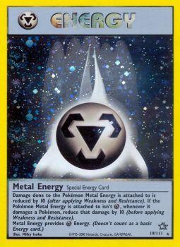 Metal Energy - 19/111 - Holo Rare - Unlimited Edition