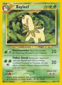 Bayleef - 28/111 - Uncommon - Unlimited Edition