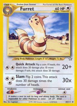 Furret - 35/111 - Uncommon - Unlimited Edition