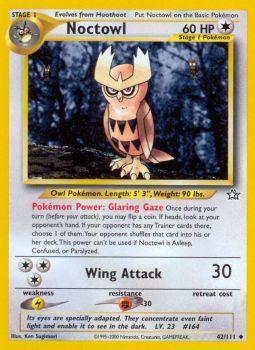 Noctowl - 42/111 - Uncommon - Unlimited Edition