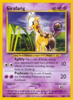 Girafarig - 58/111 - Common - Unlimited Edition