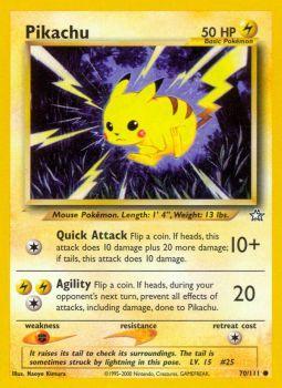 Pikachu - 70/111 - Common - Unlimited Edition