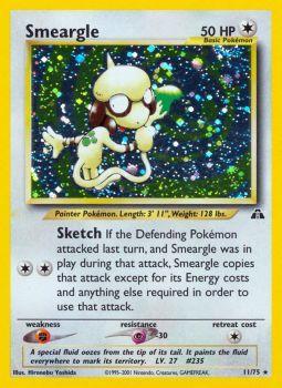 Smeargle - 11/75 - Holo Rare - Unlimited Edition