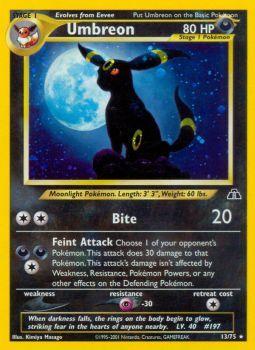 Umbreon - 13/75 - Holo Rare - Unlimited Edition