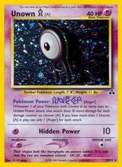 Unown [A] - 14/75 - Holo Rare - Unlimited Edition