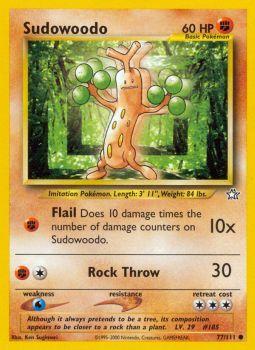 Sudowoodo - 77/111 - Common - Unlimited Edition