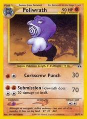 Poliwrath - 28/75 - Rare - Unlimited Edition