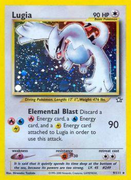 Lugia - 9/111 - Holo Rare - Unlimited Edition