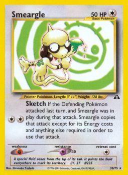 Smeargle - 30/75 - Rare - Unlimited Edition