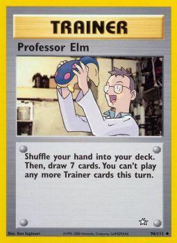 Professor Elm - 96/111 - Uncommon - Unlimited Edition