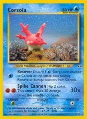 Corsola - 37/75 - Uncommon - Unlimited Edition