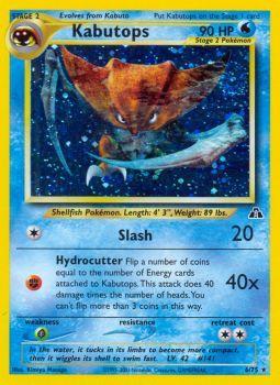 Kabutops - 6/75 - Holo Rare - Unlimited Edition