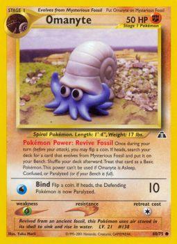 Omanyte - 60/75 - Common - Unlimited Edition