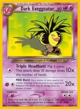 Dark Exeggcutor - 33/105 - Uncommon - Unlimited Edition