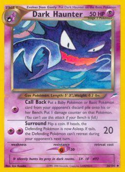 Dark Haunter - 36/105 - Uncommon - Unlimited Edition