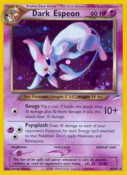 Dark Espeon - 4/105 - Holo Rare - Unlimited Edition