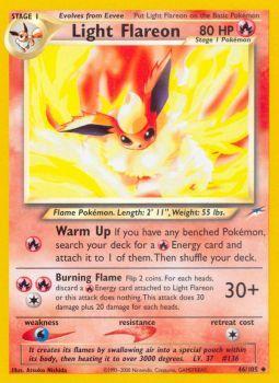 Light Flareon - 46/105 - Uncommon - Unlimited Edition