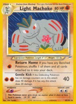 Light Machoke - 49/105 - Uncommon - Unlimited Edition