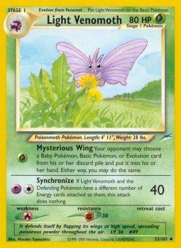 Light Venomoth - 53/105 - Uncommon - Unlimited Edition