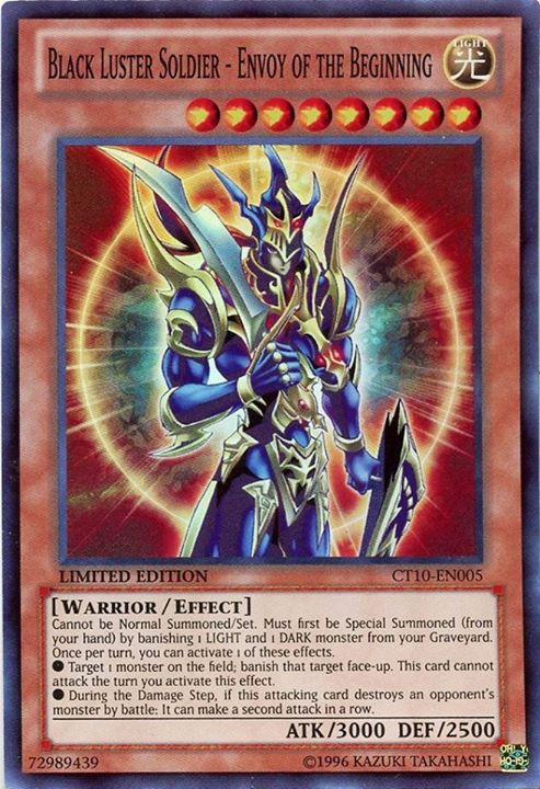 Black Luster Soldier - Envoy of the Beginning - CT10-EN005 - Super Rare - Limited Edition