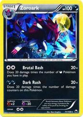 Zoroark - 71/108 - Cracked Ice Holo Shadows Theme Deck Exclusive