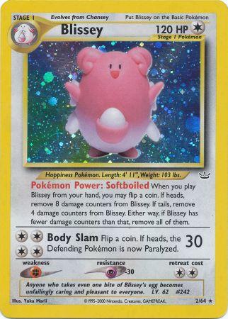 Blissey - 2/64 - Holo Rare - Unlimited Edition