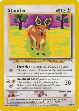 Stantler - 38/64 - Uncommon - Unlimited Edition