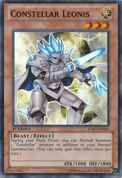 Constellar Leonis - HA07-EN043 - Super Rare - Unlimited Edition