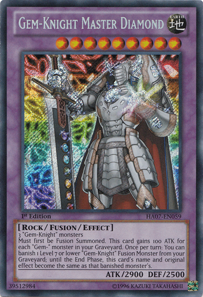 Gem-Knight Master Diamond - HA07-EN059 - Secret Rare - Unlimited Edition