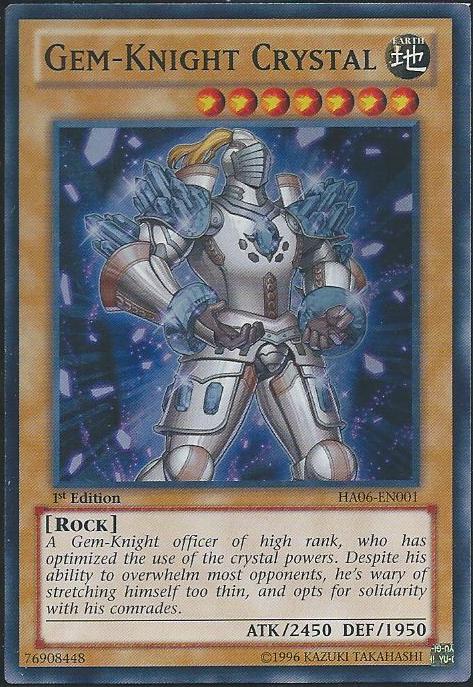 Gem-Knight Crystal - HA06-EN001 - Super Rare - Unlimited Edition