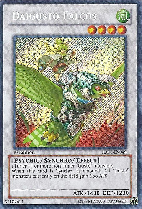 Daigusto Falcos - HA06-EN049 - Secret Rare - Unlimited Edition
