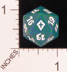 Magic Spindown Die - Worldwake Green