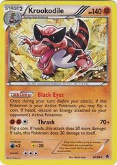 Krookodile - 62/98 - Cracked Ice Holo (BW Emerging Powers Symbol)