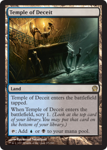 Temple of Abandon 1x FOIL THS MTG Theros Rare MINT green red Temple of Abandon 1x FOIL THS MTG Theros Rare MINT green red