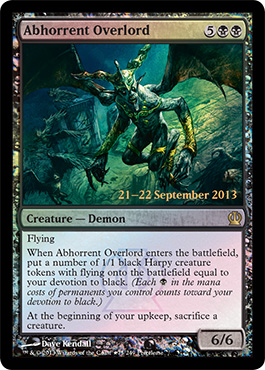 Abhorrent Overlord - Foil - Prerelease Promo