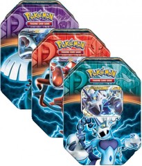 Black & White Set of 3 Fall 2013 Legendary Tins (Lugia, Deoxys, & Thundurus)