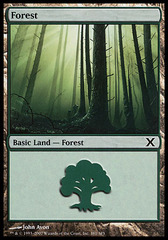 Forest (381) - Foil  (10th Edition)