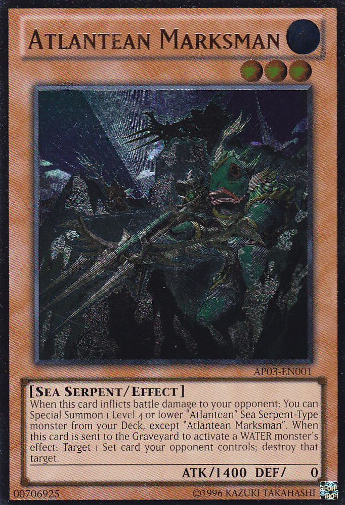 Atlantean Marksman - AP03-EN001 - Ultimate Rare - Unlimited Edition