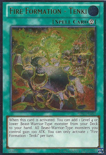Fire Formation - Tenki - AP03-EN003 - Ultimate Rare - Unlimited Edition