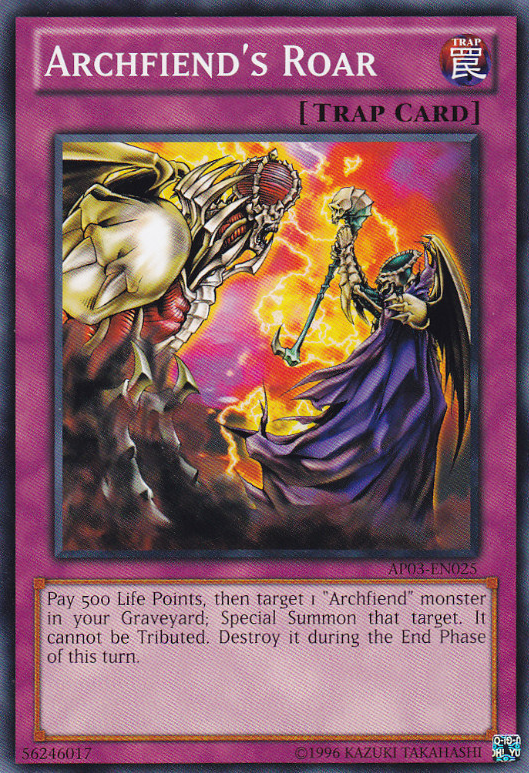 Archfiends Roar - AP03-EN025 - Common - Unlimited Edition