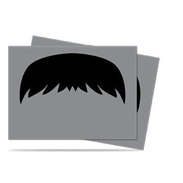 Grey Mustachio Standard Deck Protectors 50ct