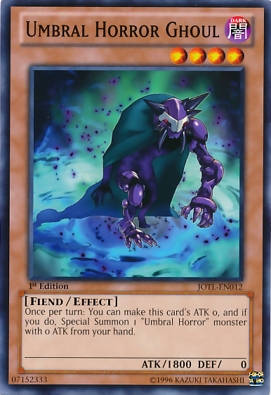 Umbral Horror Ghoul - JOTL-EN012 - Common - Unlimited Edition