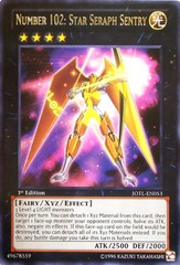 Number 102: Star Seraph Sentry - JOTL-EN053 - Rare - Unlimited Edition