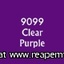 999 9099 Clear Purple