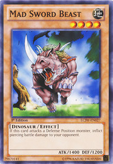 Mad Sword Beast - LCJW-EN027 - Common - 1st Edition