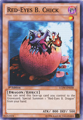 Red-Eyes B. Chick - LCJW-EN038 - Super Rare - 1st Edition