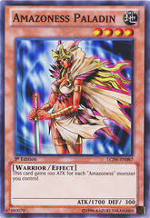 Amazoness Paladin - LCJW-EN087 - Super Rare - 1st Edition